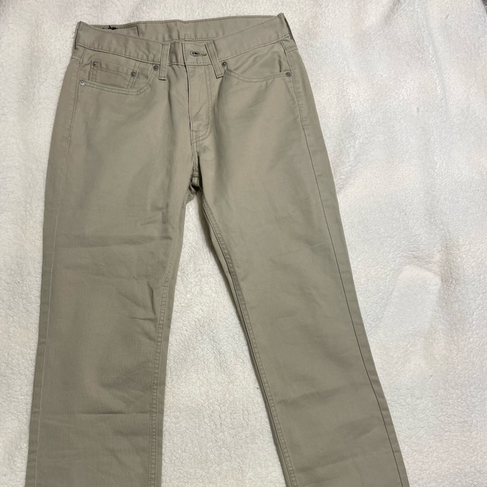 Levi's 514 Men's Beige Jeans Straight Leg Size W 29 L 30